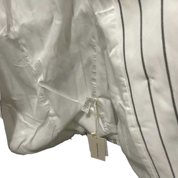 Revolve Lovers Blazer Double Breasted Black and White striped Size 8 or M - Picture 9 of 9